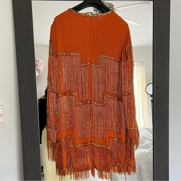 ASOS Fringe Cocktail Dress - Picture 7 of 8
